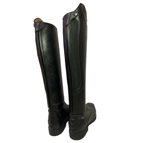 Botas Hipódromo de Piel Color Negro